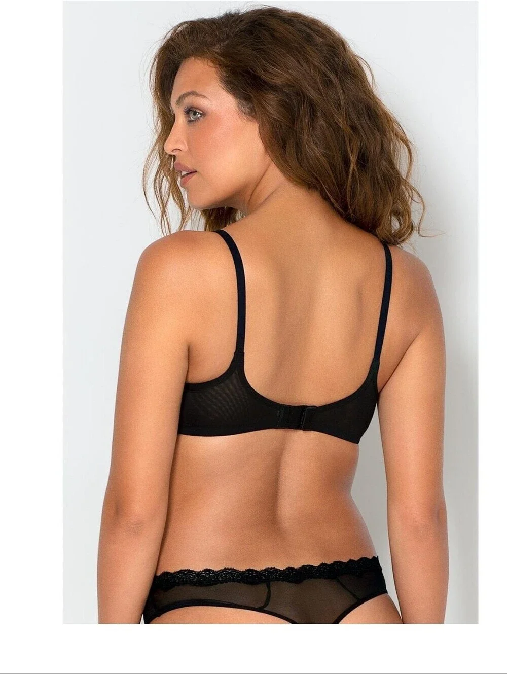 Smart & Sexy Women's 2-Pack Sheer Mesh Demi Underwire BraSize 36DDD